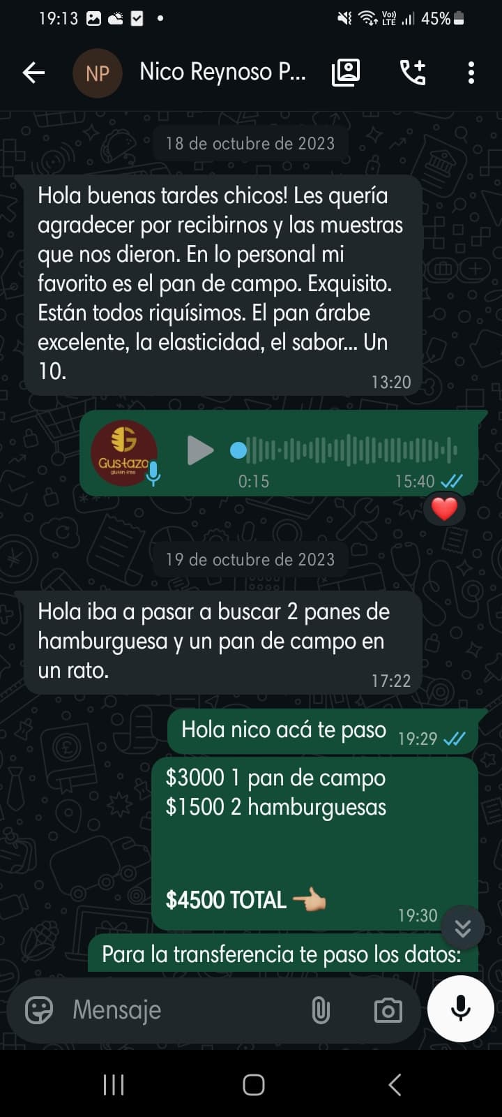 Mensaje WhatsApp 7